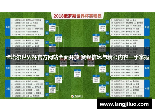 卡塔尔世界杯官方网站全面开放 赛程信息与精彩内容一手掌握